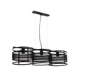 Lustra ELTAP, Gormar, 92x30x120 cm, 3xE27, 15W, otel, negru