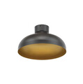 Plafoniera ELTAP, Desolo, 40x21 cm, 1xE27, 15W, otel, negru