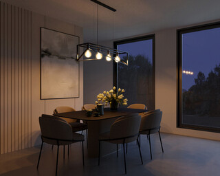 100x25x125 cm, Negru/Auriu