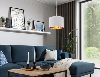 25x110 cm, Alb/Auriu