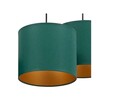 Lustra ELTAP, Vespillo, 58x115 cm, 5xE27, 15W, otel/PVC, verde/auriu