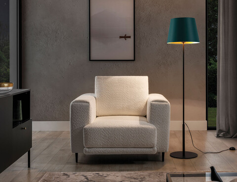 Lampadar ELTAP, Vespillo, 38x154 cm, 1xE27, 15W, otel/PVC, verde/auriu