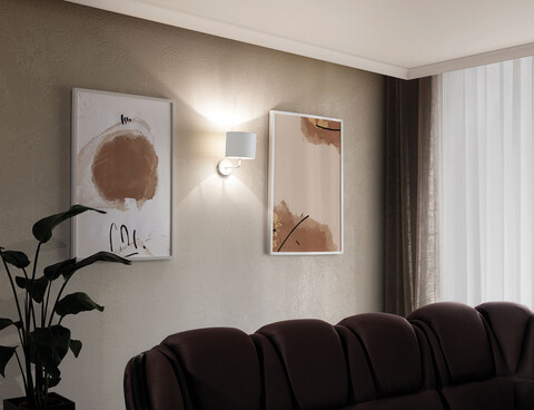 Aplica de perete ELTAP, Vespillo, 26x18x24 cm, 1xE27, 15W, otel/PVC, alb