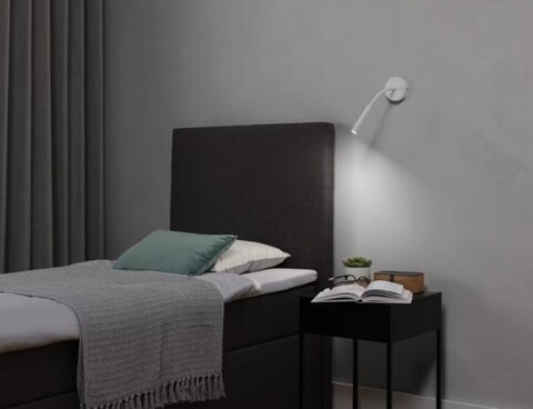 Aplica de perete ELTAP, Vespillo, 35x8 cm, 1xG9, 8W, otel, alb