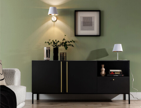 Aplica de perete ELTAP, Vespillo, 20x20x23 cm, 1xE27, 15W, otel/PVC, alb/auriu