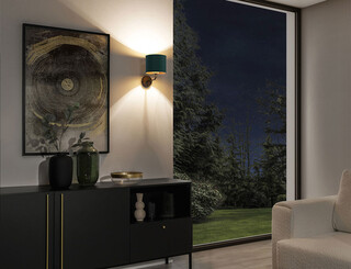 26x18x24 cm, Verde/Auriu