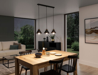 70x17x110 cm, Negru/Auriu