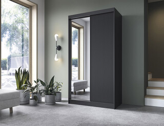 120x60x220 cm, Negru