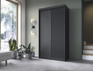 120x60x220 cm, Negru