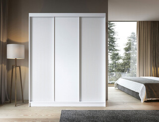 180x60x220 cm, Alb, Fara oglinda