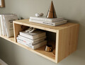Raft de perete ELTAP, Vellia, 80x25x20 cm, PAL/PVC, stejar