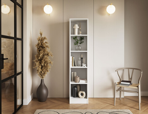 Raft de perete ELTAP, Craft, 40x40x180 cm, PAL/PVC, alb