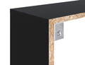 Raft de perete ELTAP, Evertti, 80x20x108 cm, PAL/PVC, negru