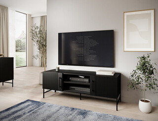 152x42x55 cm, Negru