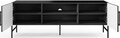 Comoda TV ELTAP, Raftt, 152x42x55 cm, PAL/MDF, negru