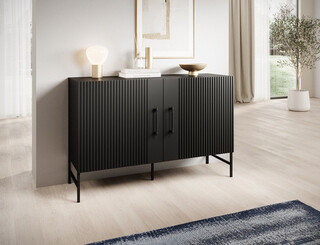 120x42x80 cm, Negru