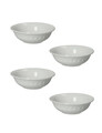 Set 4 boluri, Senzatempo, Brandani, D13x4 cm, portelan New Bone China