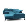 Coltar dreapta 6 locuri ELTAP, RT-05VER, Neviro, 350x201x77 cm, lemn/poliester, gri inchis