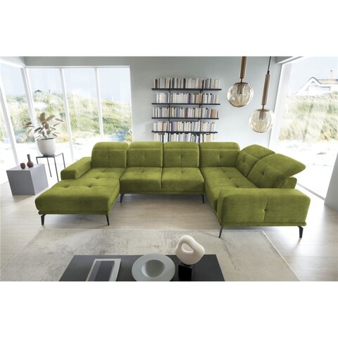 Coltar dreapta 6 locuri ELTAP, RT-33LO, Neviro, 350x201x77 cm, lemn/poliester, verde olive