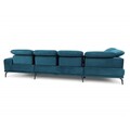 Coltar dreapta 6 locuri ELTAP, RT-33NU, Neviro, 350x201x77 cm, lemn/poliester, verde olive