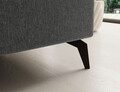 Coltar extensibil stanga 4 locuri ELTAP, Sol-04, Solange, 292x196x84 cm, lemn/poliester, gri