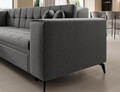 Coltar extensibil stanga 4 locuri ELTAP, Sol-04, Solange, 292x196x84 cm, lemn/poliester, gri