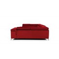 Coltar extensibil dreapta 6 locuri ELTAP, Th-101, Thiago, 342x208x88 cm, lemn/poliester, negru
