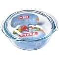Vas rotund cu capac, Pyrex, Essentials, 2.2 L, sticla termorezistenta