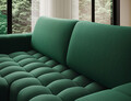 Coltar extensibil stanga 4 locuri ELTAP, Bon-07, Bonett, 250x175x92 cm, lemn/poliester, verde inchis