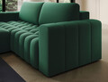 Coltar extensibil stanga 4 locuri ELTAP, Bon-07, Bonett, 250x175x92 cm, lemn/poliester, verde inchis