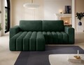 Coltar extensibil stanga 4 locuri ELTAP, Bon-12, Bonett, 250x175x92 cm, lemn/poliester, verde inchis