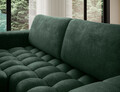 Coltar extensibil stanga 4 locuri ELTAP, Bon-12, Bonett, 250x175x92 cm, lemn/poliester, verde inchis