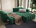 Coltar extensibil dreapta 4 locuri ELTAP, Bon-30, Bonett, 250x175x92 cm, lemn/poliester, verde inchis