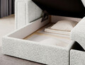 Coltar extensibil reversibil 3 locuri ELTAP, Blenvi, 260x150x82 cm, lemn/poliester, alb