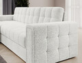 Coltar extensibil reversibil 3 locuri ELTAP, Blenvi, 260x150x82 cm, lemn/poliester, alb