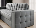 Coltar extensibil reversibil 3 locuri ELTAP, Blenvi, 260x150x82 cm, lemn/poliester, gri