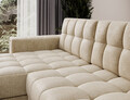 Coltar extensibil reversibil 3 locuri ELTAP, Blenvi, 260x150x82 cm, lemn/poliester, bej inchis