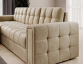 Coltar extensibil reversibil 3 locuri ELTAP, Blenvi, 260x150x82 cm, lemn/poliester, bej inchis