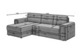 Coltar extensibil reversibil 3 locuri ELTAP, Blenvi, 260x150x82 cm, lemn/poliester, verde inchis