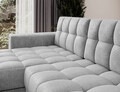 Coltar extensibil reversibil 3 locuri ELTAP, Blenvi, 260x150x82 cm, lemn/poliester, gri deschis