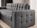 Coltar extensibil reversibil 3 locuri ELTAP, Blenvi, 260x150x82 cm, lemn/poliester, gri inchis