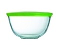 Bol cu capac, Pyrex, Prep-Store, 17 cm Ø, 1 L, sticla termorezistenta/plastic