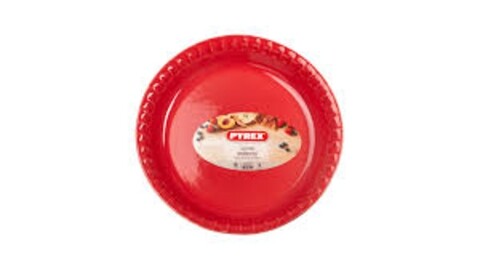 Vas rotund, Pyrex, Supreme Color Red, 25 cm Ø, ceramica, rosu