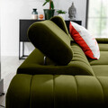 Coltar extensibil dreapta 3 locuri ELTAP, RT-33LO, Grayson, 278x205x92 cm, lemn/poliester, verde olive