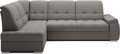 Coltar extensibil stanga 3 locuri ELTAP, LT-04LO, Sado, 272x192x95 cm, lemn/poliester, gri