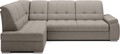 Coltar extensibil stanga 3 locuri ELTAP, LT-07PO, Sado, 272x192x95 cm, lemn/poliester, gri