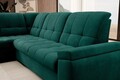 Coltar extensibil stanga 3 locuri ELTAP, LT-35NU, Sado, 272x192x95 cm, lemn/poliester, verde inchis