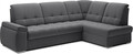 Coltar extensibil dreapta 3 locuri ELTAP, RT-06SO, Sado, 272x192x95 cm, lemn/poliester, gri inchis