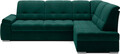 Coltar extensibil dreapta 3 locuri ELTAP, RT-35NU, Sado, 272x192x95 cm, lemn/poliester, verde inchis