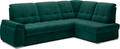 Coltar extensibil dreapta 3 locuri ELTAP, RT-35NU, Sado, 272x192x95 cm, lemn/poliester, verde inchis
